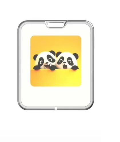 SUFX FINDER color e-ink Bluetooth tracker, front view